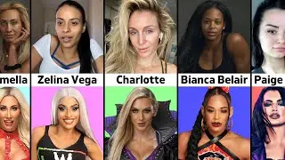 WWE Female Wrestlers With And Without Makeup 2023