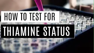 Lab Testing For Thiamine Status