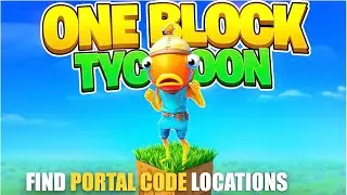 ONEBLOCK TYCOON MAP FORTNITE CREATIVE - FIND HIDDEN CODE SECRET PORTAL