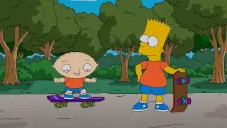 Learned to skateboard. Family Guy Season 13 Episode 1.