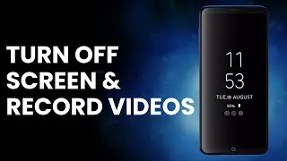 How to record videos while screen is off | Lock screen video recorder