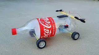 How To Make Coca Cola Plastic Bottle Aeroplane At Home || DIY Fastest Aeroplane Made With DC Motors