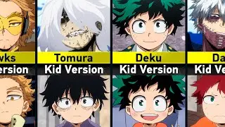 Kid Version of My Hero Academia Characters