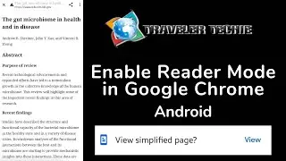 Enable Reader View for Chrome app on Android