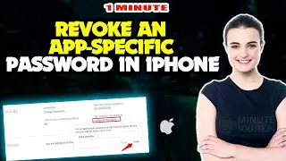 How to revoke an app specific password in iPhone 2024