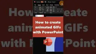 🖼️How to create animated GIFs with PowerPoint #shorts