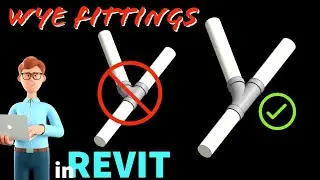 Wye Fitting PROBLEMS & how to fix them in REVIT