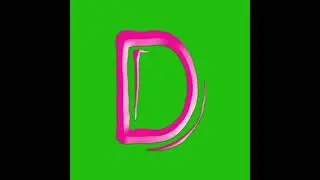 D, Alphabet D, ABCD, Green Screen Free Video, Green Screen, Chroma Key Background #greenscreen