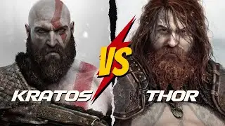 Kratos vs Thor - God of War Ragnarok | 4K 60FPS