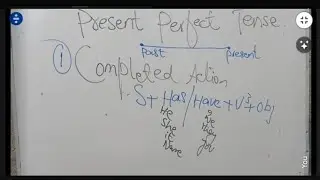 Present perfect tense