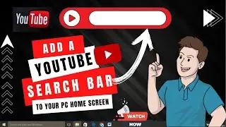 How to Add YouTube Search bar on Your Desktop | Search YT video directly from Your PC Home Screen!