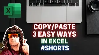 How to Copy & paste in Excel #shorts 3 examples