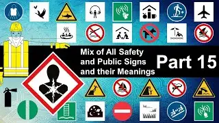 Mix of All Safety and Public Signs with their Meanings - Part 15