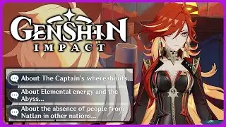 Asking Mavuika questions about Capitano and Natlan - Genshin Impact 5.0