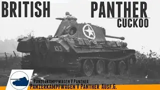 Rare WW2 Cuckoo the British Panther Tank Ausf.G. - Footage.