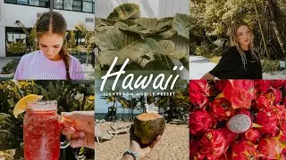 Hawaii Preset - Free Lightroom Mobile Presets | Tropical Preset | Hawaii Filter | Beach Preset