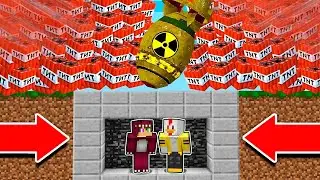 BOMBA NUCLEAR VS LA BASE MAS SEGURA Y PROTEGIDA DE MINECRAFT 😱 MINECRAFT BASE SEGURA