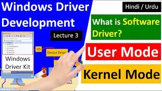 software driver, user mode and kernel mode examples in hindi urdu - windows driver development hindi