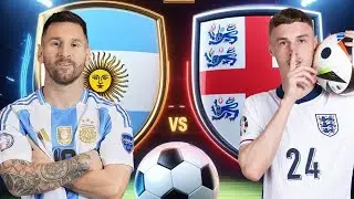 ARGENTINA VS INGLATERRA CON MESSI, COLE PALMER...