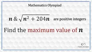 Find the maximum value of n