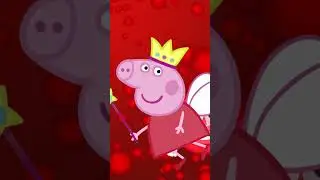 Peppa Pig 🐷 What color is Peppas dress?👗 #peppapig #shorts #forkids #colors