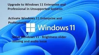 Master Guide - How to Install Windows 11 Enterprise | Professional on Unsupported Systems