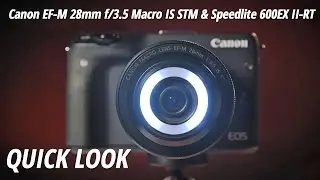 Quick Look | Canon EF-M 28mm f/3.5 Macro IS STM & Speedlite 600EX II-RT