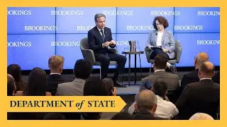 Secretary Blinken participates in a conversation on U.S. foreign policy at the Brookings Institution